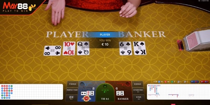 Kinh nghiệm chơi bài Baccarat gấp thếp